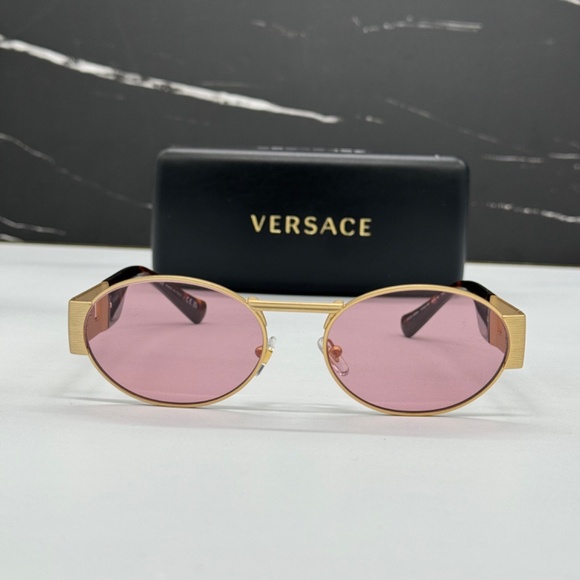NEW MOD 2264 1002/84 VERSACE WOMEN SUNGLASSES VE2264 100284 GOLD VE2264 1002/84 main image 8